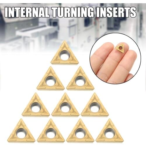 10pcs Carbide Insert Inner Milling Tool CNC Blade Lathe Cutter Tools for TCMT110204 US735 Internal Turning