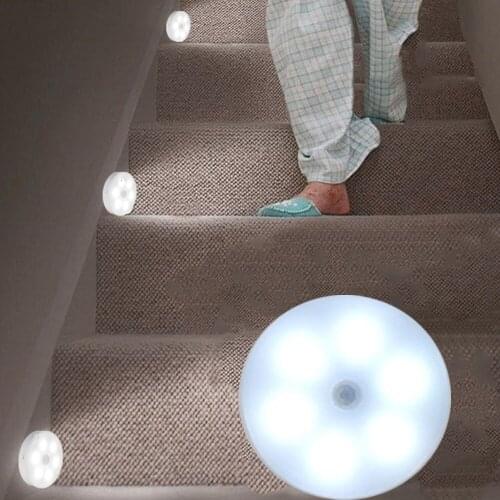 2021 New Night Lamp with Motion Sensor Warm/White Night Lights for Home As Childrens Night Light for Kitchen/ Cabinet/ Wardrobe