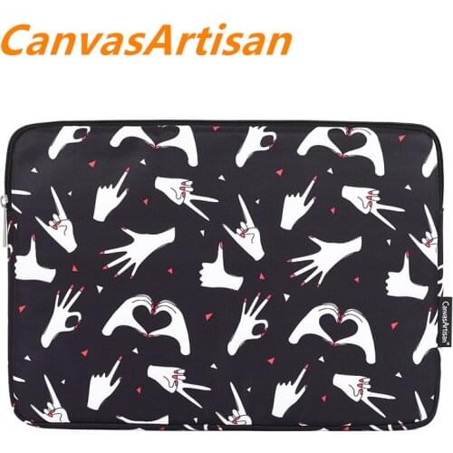 Brand Laptop Bag 11,12",13",14",15,15.6",13.3 inch,Gesture Lady Man Bag Sleeve Case For Macbook Air M1 Pro Compute,DropShip CA
