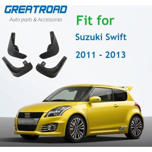 Front Rear Mud Flaps For Suzuki Swift 2011 2012 2013 Fender Splash Guards Mudflaps Mudguards Car Accessories