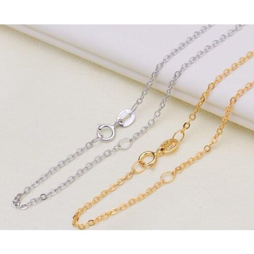 45cm Long Silver Gold 2 Color Necklace Chain