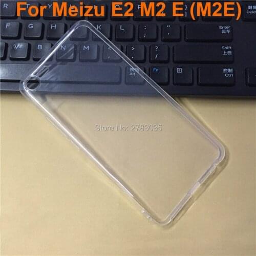 For Meizu E2 5.5" Slim Crystal Clear Transparent Soft TPU Back Case Protection Skin Camera Protect Cover