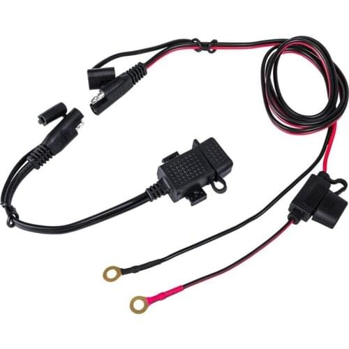 Motorcycle SAE To USB Adapter Cable 2.1A USB Charger Kit Fast Charging For Phone GPS Tablets Motorbike Charging Accessories