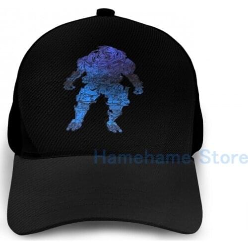 Fashion Mass Effect - Garrus (Blue) Basketball Cap men women Graphic print black Unisex adult hat