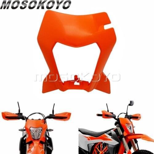 Supermoto Motocross LED Headlight Headlamp Mask Cover for 690 SMC R ENDURO R 2019-2020 Head Lamp Light Fairing With H4 Bulb