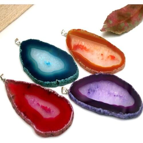 Natural Crystal stone Fashion Multicolor Landscape Lighting Pendant Jewelry DIY Necklace Bracelet Earrings Jewelry Accessories