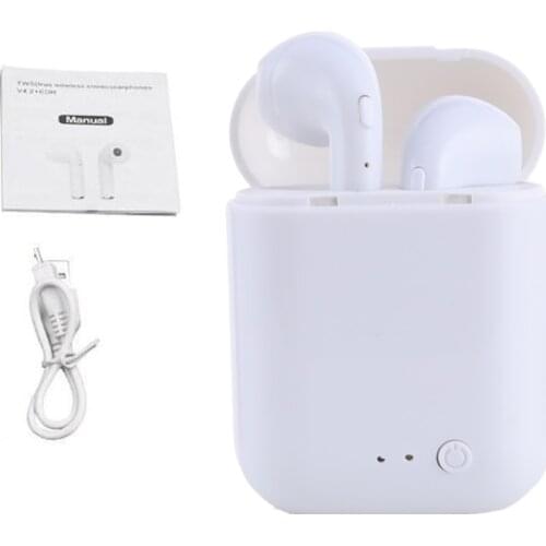 I7 Mini Wireless Music Headphone In-ear Earphones Sport Waterproof Earbud TWS Bluetooth-compatible Headset for IOS Android Phone