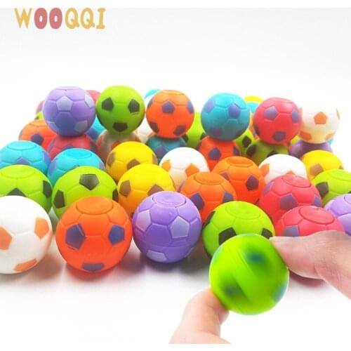 New 3.5cm Fidget Toys Football Fingertip Finger Gyro Football Game Kids Gift for Anxiety Stress Reliever Toys Fidget Spinner