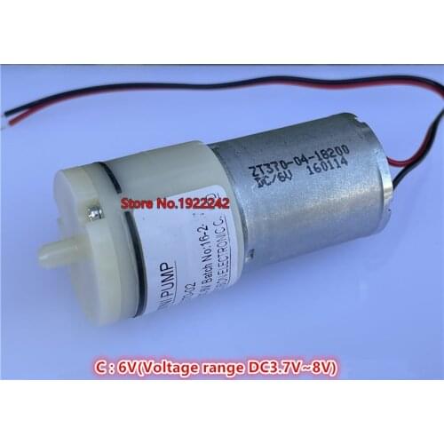 Brand new 27mm 3.7V 4V 6V 370 air pump USB booster pump DIY