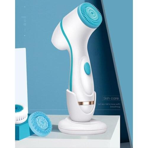 Cleansing Brush Sonic Nu Face Spin Brush Set Galvanica Spa System For Skin Deep Cleaning Remove Blackhead Machine