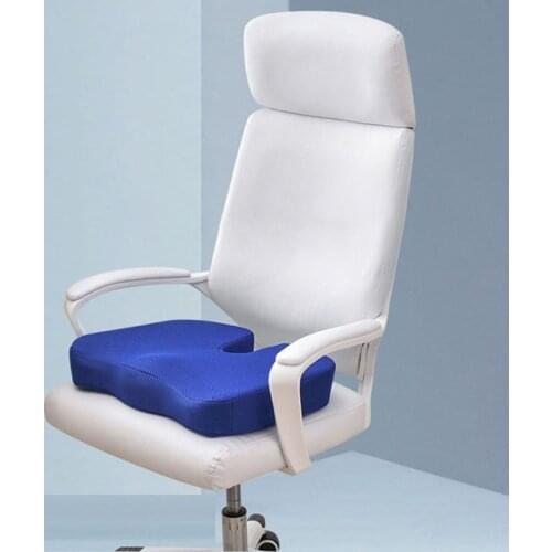 Memory Foam Seat Cushion Slow Rebound Coccyx Orthopedic Pillow Butterfly Shape Car Office Chair Pad For Tailbone Sciatica Relief