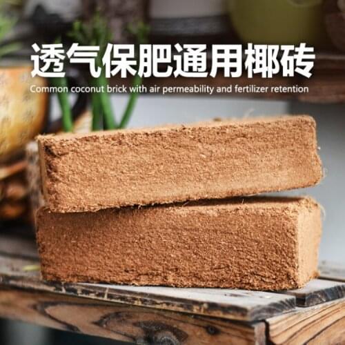 Nutrient coconut brick organic nutrient soil coarse grain natural plant coconut fiber coconut shell particle nutrient soil
