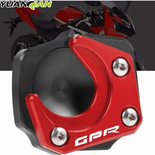 For Aprilia GPR150 GPR125 GPR 150 GPR 125 Motorcycle Side Stand Pad Plate Kickstand Enlarger Support Extension Accessories GPR