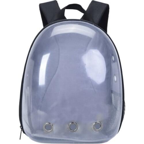Portable Pet Carrier Backpack Travel Backpack Transparent Breathable Space Capsule Back Front Pack For Cat Puppy Dog-ABUX
