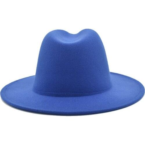 Ethnic Felt Fedora Hat Wide Brim Panama Hats Funny Party Hats Dress Up Hats Costume Party Hats for Men Women