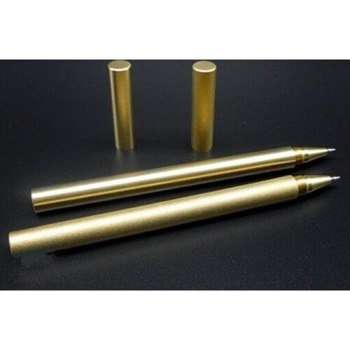 Outdoor Tactical Pen EDC Defense Personal Brass Signing Pen Executive Collections Write a EDC Portable Mini ZD Pure Copper