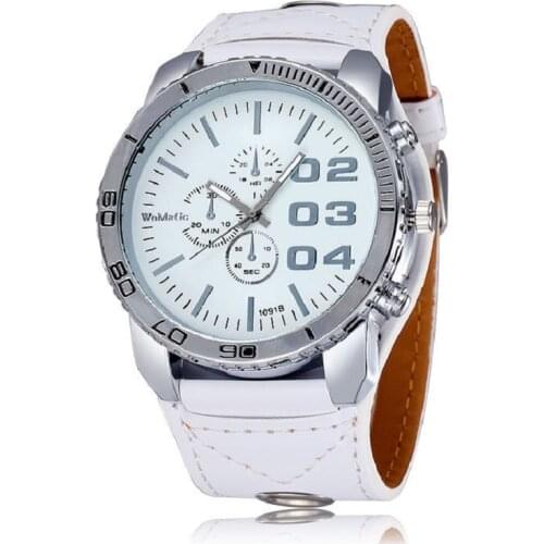 Women Business Watch Stylish Casual Ladies Big Dial Brown White Watches Mature Style Quartz Clock Montre Femme 2019