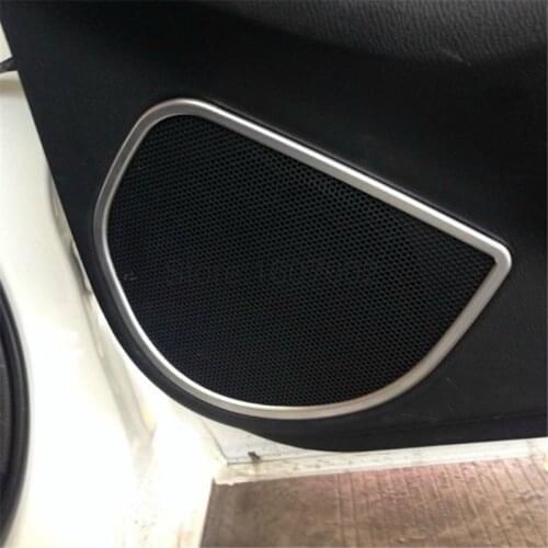 For Mazda 6 Atenza 2014 2015 Door Audio Speaker Ring Frame Cover Trim 4 pcs