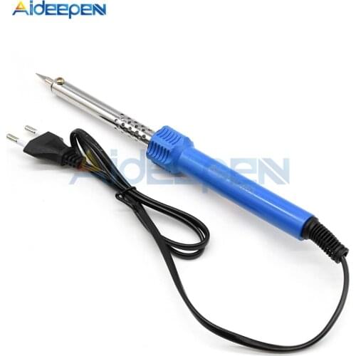 Aideepen AC 220V Electric Soldering Iron External Hand Welding Solder Tool 60w Heat Pencil Soldering Tool EU Plug