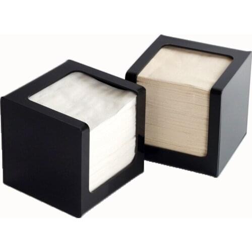 Acrylic Case Square Deposit Box Storage Box Living Room Restaurant Home Decorations Hotel Products Paper Toilet Towel Box 1pcs