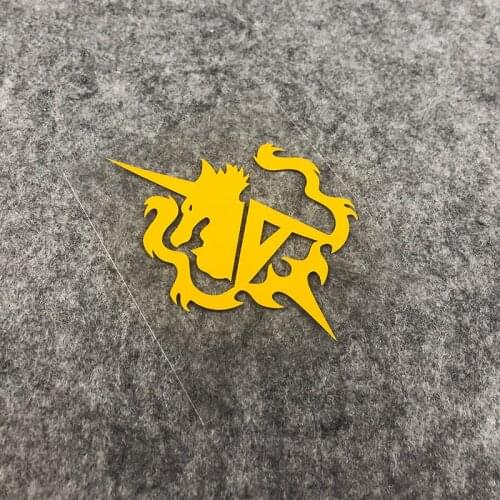 Car Sticker Guitar Auto Window Front Windshield Body Door Decals for Classic Robot Anime Unicorn