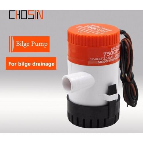 FREE SHIPPING) 1100gph 750gph 500gph 350gph 12v 24vdc Mini Bilge Pump High Flow Submersible