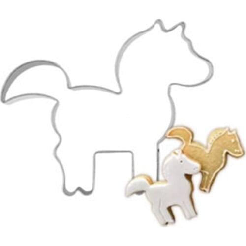 Little Pony Biscuit Mold Pancake Cookie Cutter Tools Molds For Plaster Stainless Steel Fast Shipping Dessert Baking Form