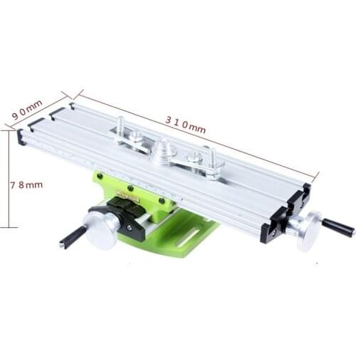 New 1pcs 31*9CM Mini Multifunctional Cross Working Table For Drilling Milling Machine Bench Vise Mechanic Tools