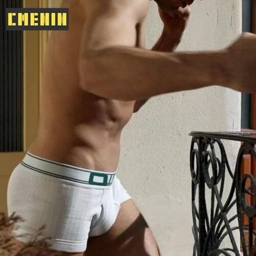 CMENIN BS Hot Sale Cotton Gay Sexy Men Underpants Boxers Shorts Soft Bokserki Man Underwear Boxer Mens Panties Top BS3134