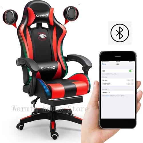 2021 NEW gaming chair,office chair,Professional gamer Computer Chair, RGB light ergonomic chair,Bluetooth Speaker live chair,LOL