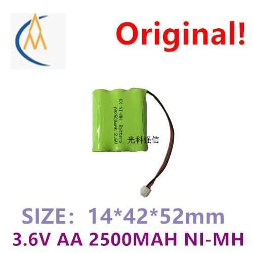 Brand new genuine 3.6V AA 2500mah Ni MH battery cordless mother phone 2.54 plug toy lawn lamp solar durable LED