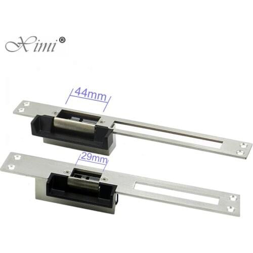 DC 12V 0.2A Electric Magnetic Bolt Lock Intelligent Guard Cathode Strike Lock Double Unlock Mode Door Gate Access Control System