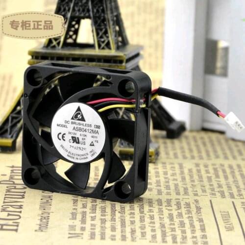 Original FOR Delta DELTA 12V 0.10A 40104CM radiator Cooling fan ASB0412MA