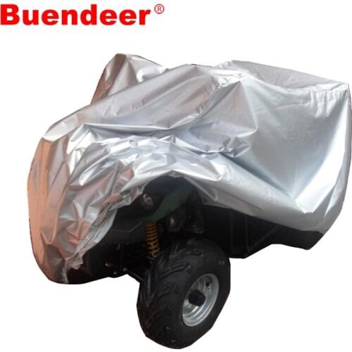 Buendeer L-XXXL ATV Cover Motorcycle Beach Quad Bike Waterproof Outdoor Protector For Honda Suzuki Yamaha Big Bear Raptor Quads