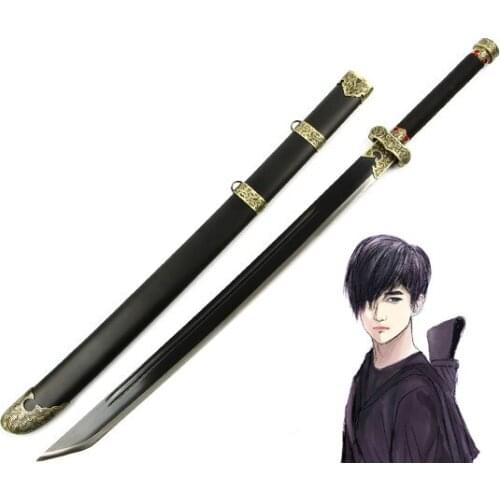 [Funny] 104cm Cosplay The Lost Tomb Sword Kylin Zhang weapon wooden Sword model Costume party Anime show props gift