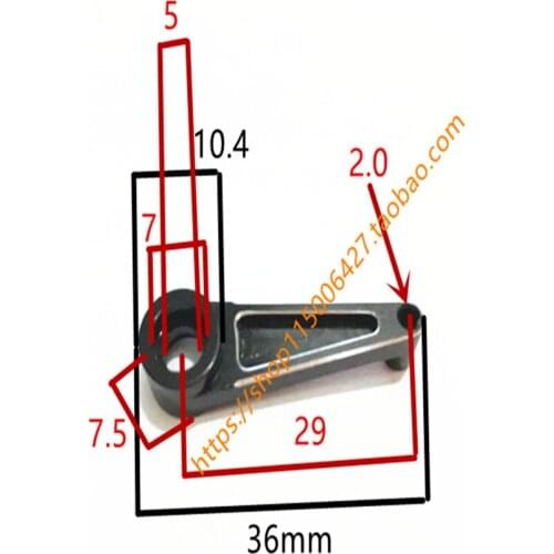 1pcs Gulang KDS / Aluminum carburetor engine throttle swing gasoline engine AGILE 7.2 model rocker