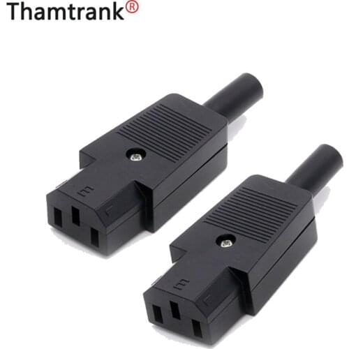 10PCS Full set DC female Jack 220V DC/AC power terminal 3pin AC/DC power connector wire connector