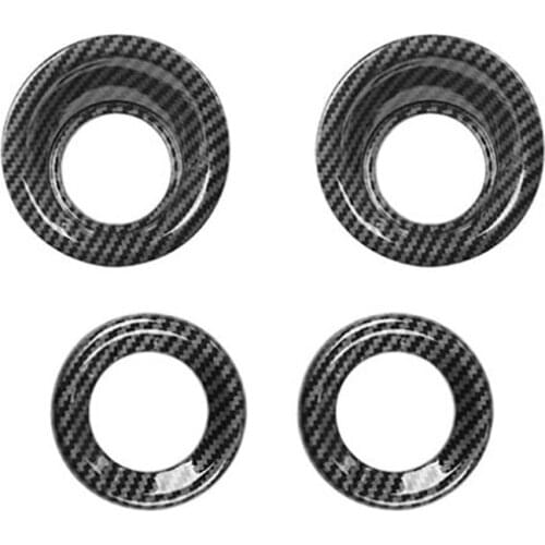 4PCS for Honda CR-V CRV 2017-2021 Car Door A-Pillar Tweeter Speaker Cover Trim Audio Decoration Frame Accessories