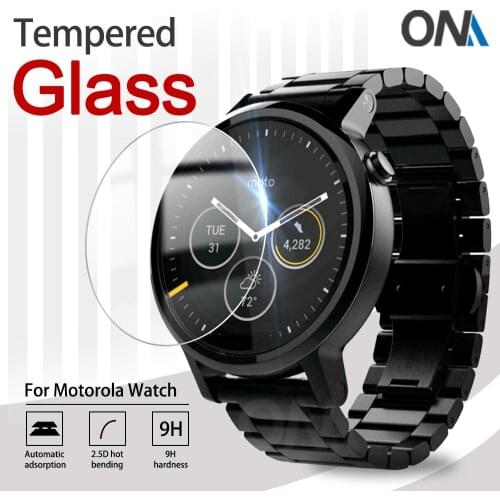 5Pcs 9H Tempered Glass For Motorola MOTO 360 360S 360L Smart Watch 1st 2nd Gen 1 2 42mm 46mm Screen Protector Film Accessories