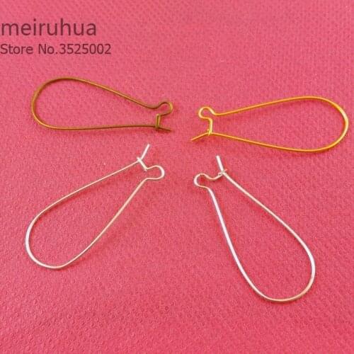 50pcs/lotWholesale Fashion Earring Hoop Ear Wires Earring Findings Hook Fit Hook Earrings for DIY Jewelry High Quality130319