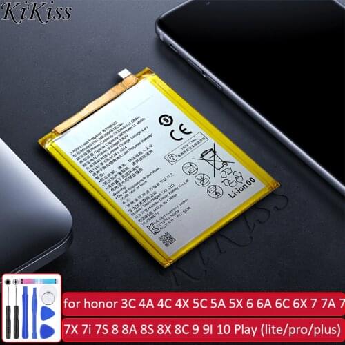 Battery For Huawei honor 3C 4A 4C 4X 5C 5A 5X 6 6A 6C 6X 7 7A 7C 7X 7i 7S 8 8A 8S 8X 8C 9 9I 10 Play (lite/pro/plus) Battery