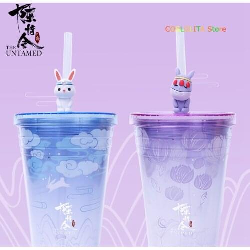 Anime Grandmaster of Demonic Cultivation Lan Wangji Drink Cups Water Bottles Drinking Cup Cartoon Cosplay Men Women Cup Gifts