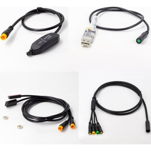 Cable For Bafang Mid Motor BBSHD BBS02 Gear Shift Sensor USB Programming Cable and Hydraulic Brake Sensor to Power Cut Off