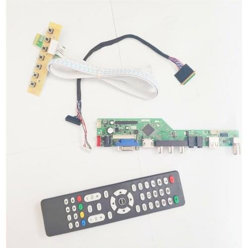 For N133B6-L23/L24 1366*768 VGA+HDMI-Compatible+AV+USB+RF 13.3" LVDS 40Pin WLED notebook PC T.V53 screen controller board