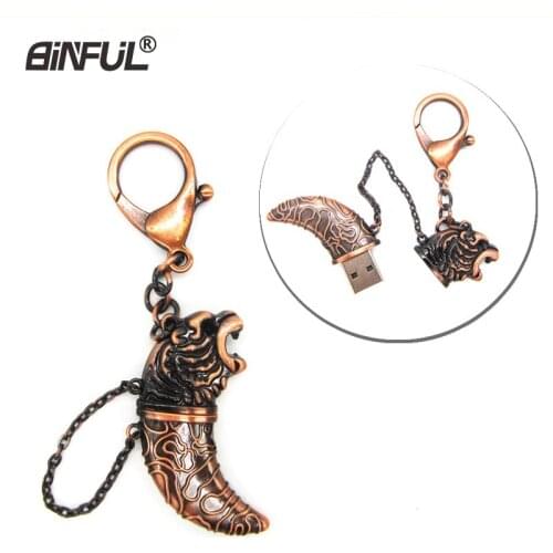 Pen drive 64GB metal keychain 32gb 16gb 8gb 4gb Damascus knife dagger cool usb flash drive USB pendrive waterproof usb memory