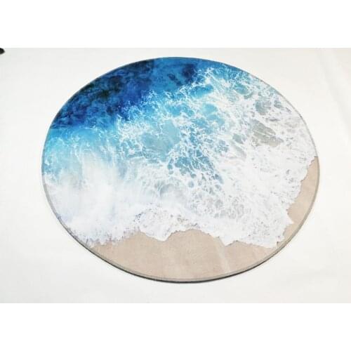 Round Mat Rugs Living Room Doormat Door Floor Mat for Bedroom Computer chair hanging basket carpet