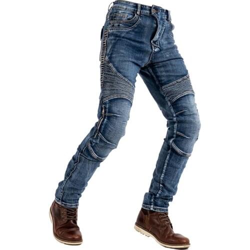 Motorcycle Riding Jeans With 4 X Armor Knee Hip Pads Motocross Racing Pants Motorbike Cycling Trousers Armor Protective Pants