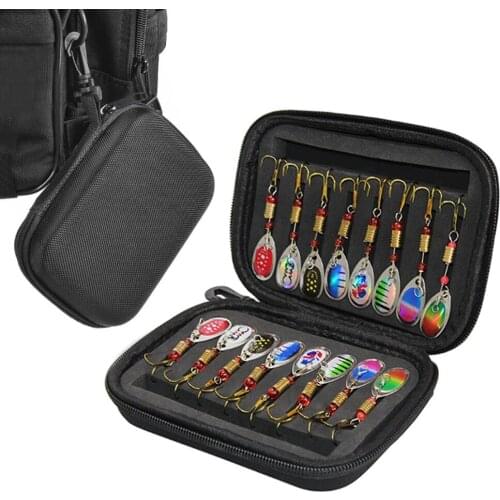 Fishing Lures Spinners Baits Fishing Spoons Lures Metal Fishing Lures Baits Set 16pcs Fishing Mini Wobbler Lures Blinker Hooks