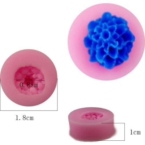 DIY Silicone Mini Flower Shaped Mold Fondat Chocolate Soap Bakeware Non-stick Cake Decorating Mould Tools Gift