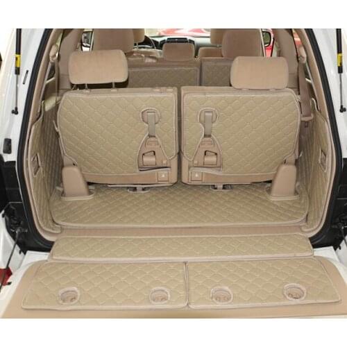 Custom Special Trunk Mats For Lexus LX 570 7 seats Waterproof Boot Carpet For Lexus LX570 Lagguge Pad